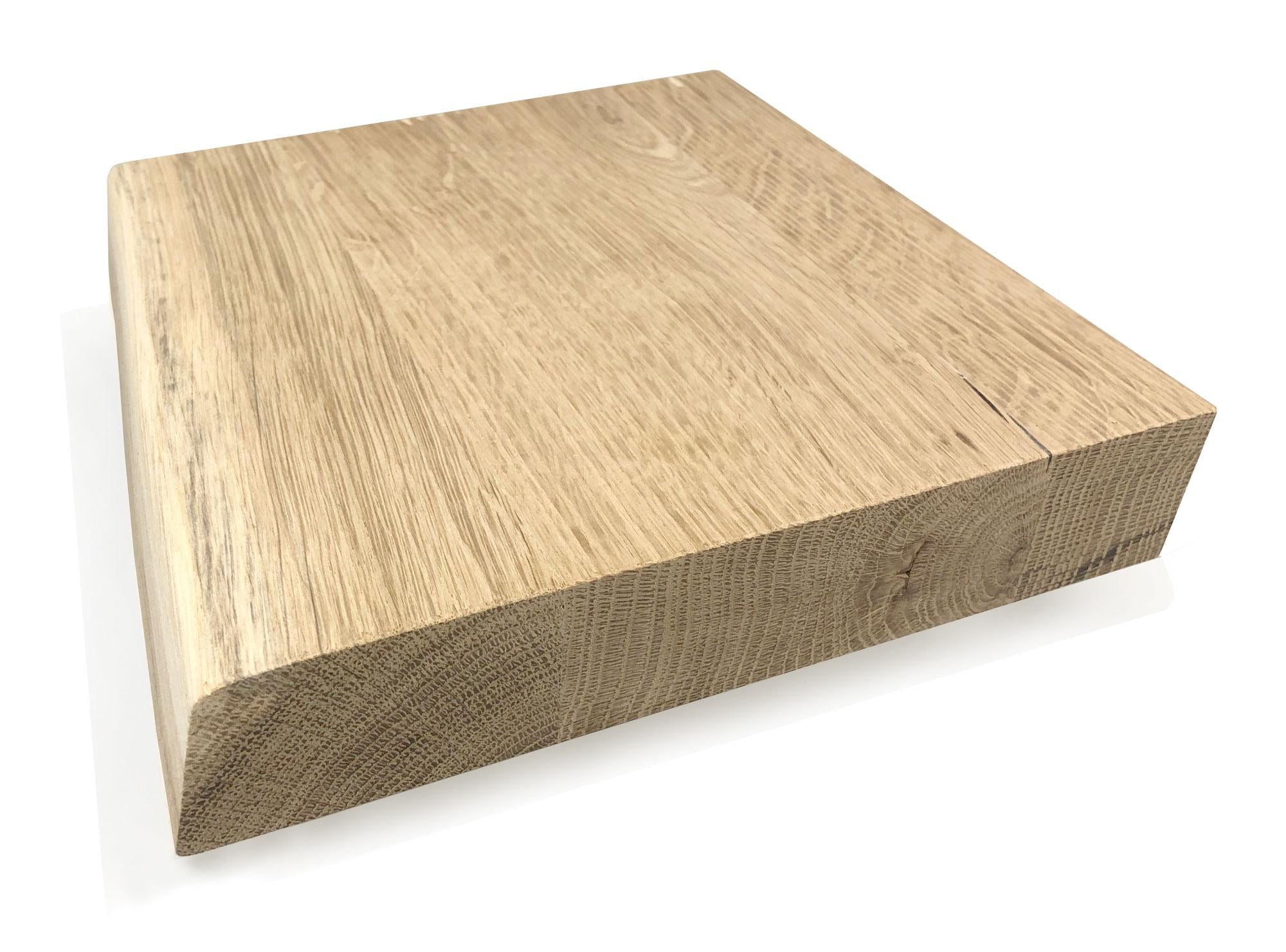 Woodbrothers Eiken plank massief boomstam 30x20cm