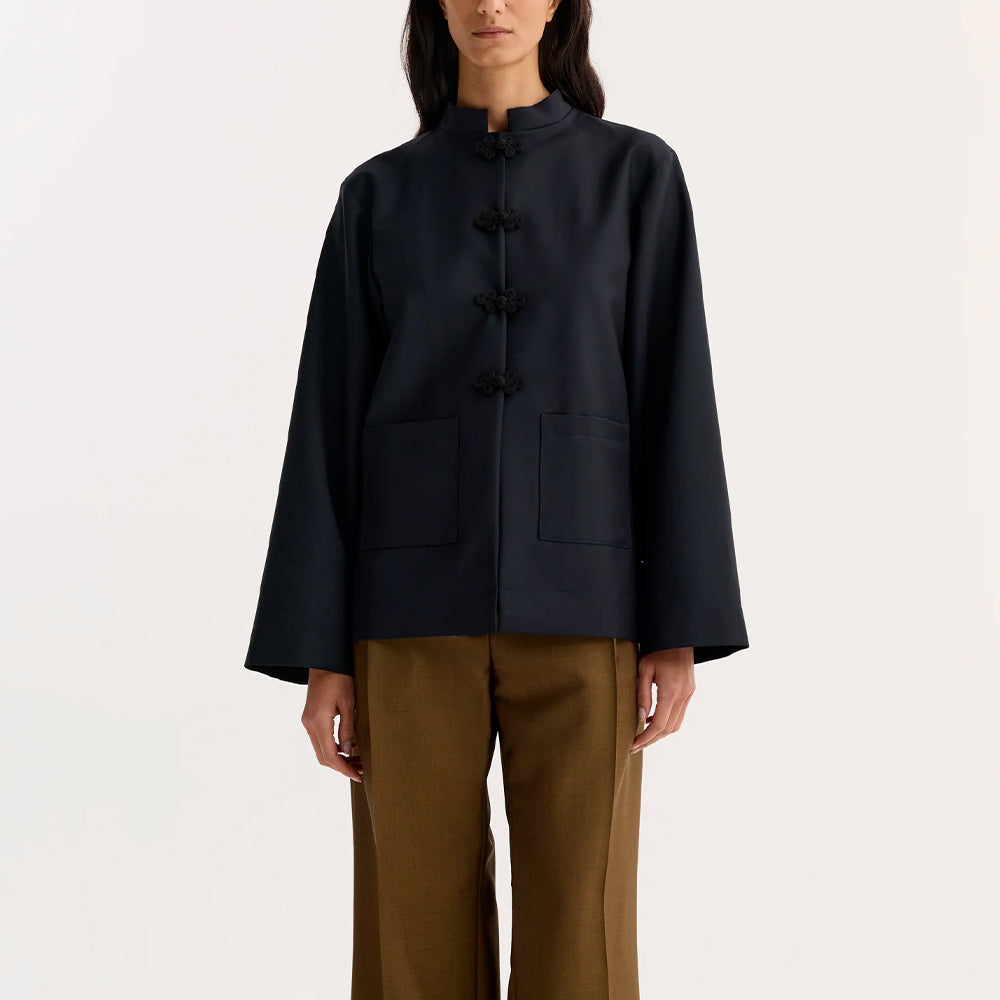 Rohe - Veste à fermeture Pankou - Marine