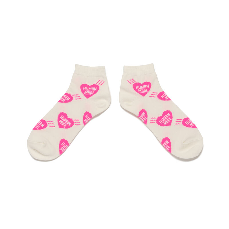 HUMAN MADE HEART SHORT SOCKS