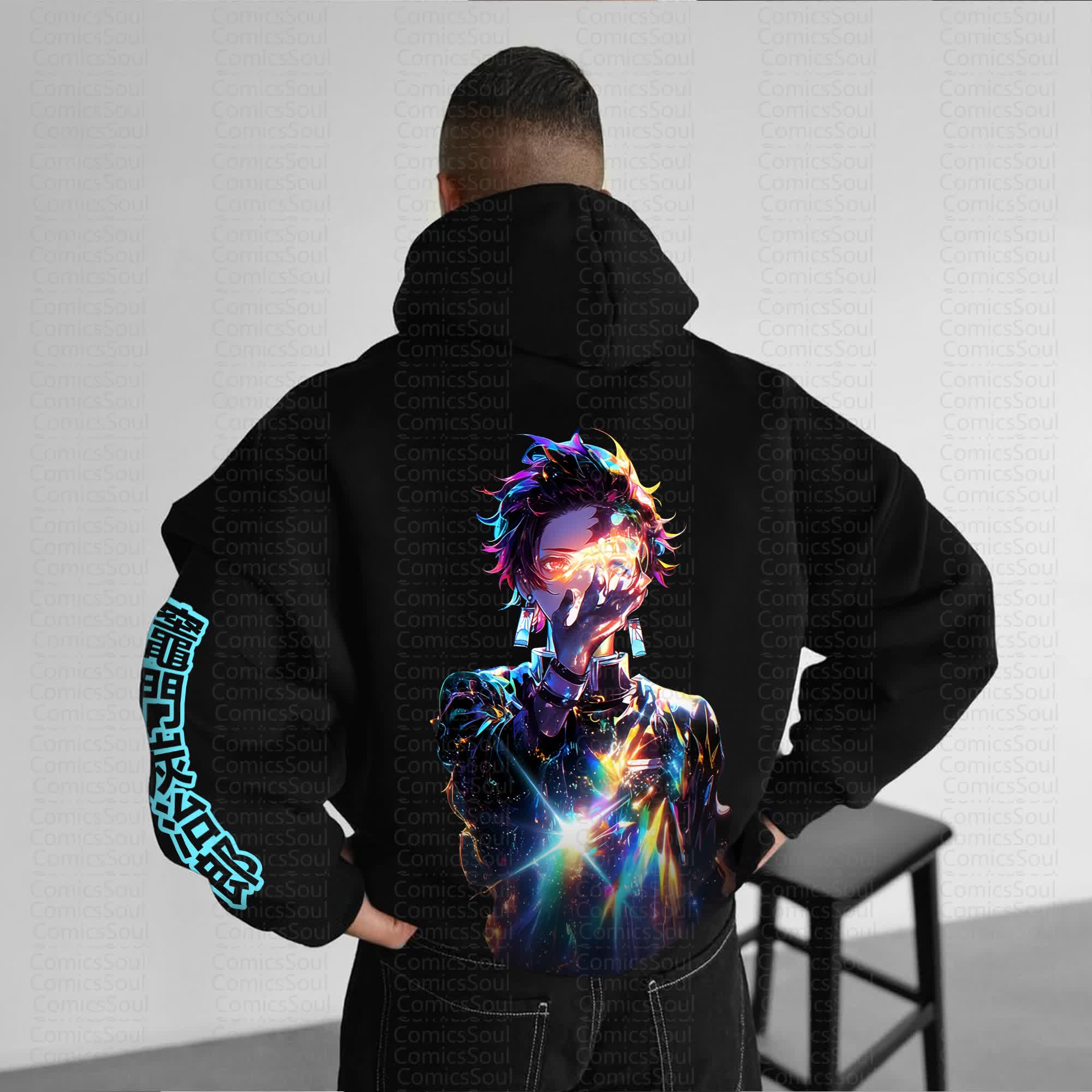 Unisex Anime Graphic Streetwear Vintage Hoodie丨Comicssoul