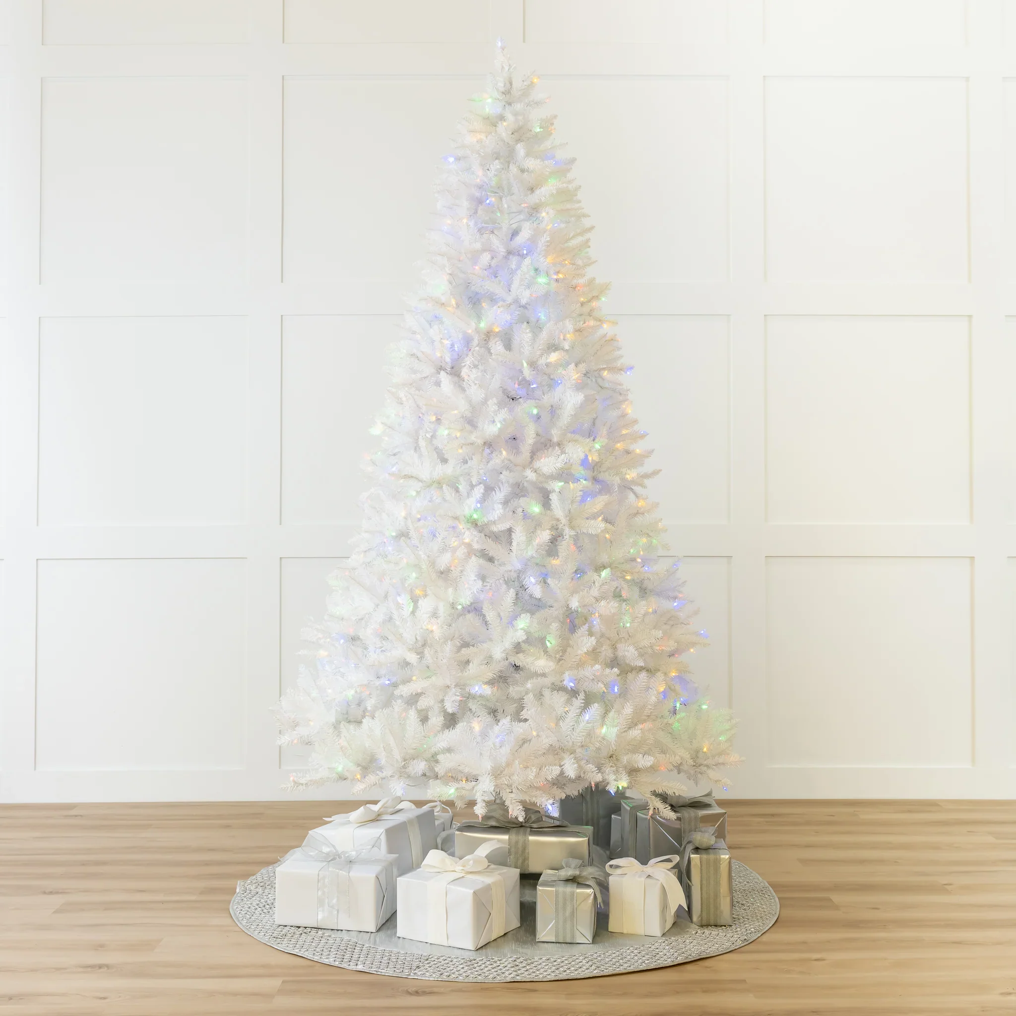 WAYFAIR White Parkview Tree Pre-Lit Color Changing LED Lights
