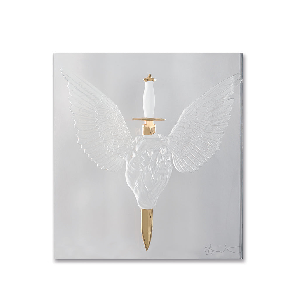 ETERNAL PRAYER DAMIEN HIRST & LALIQUE 2017 - CRISTAL INCOLORE, TAMPONNÉ OR