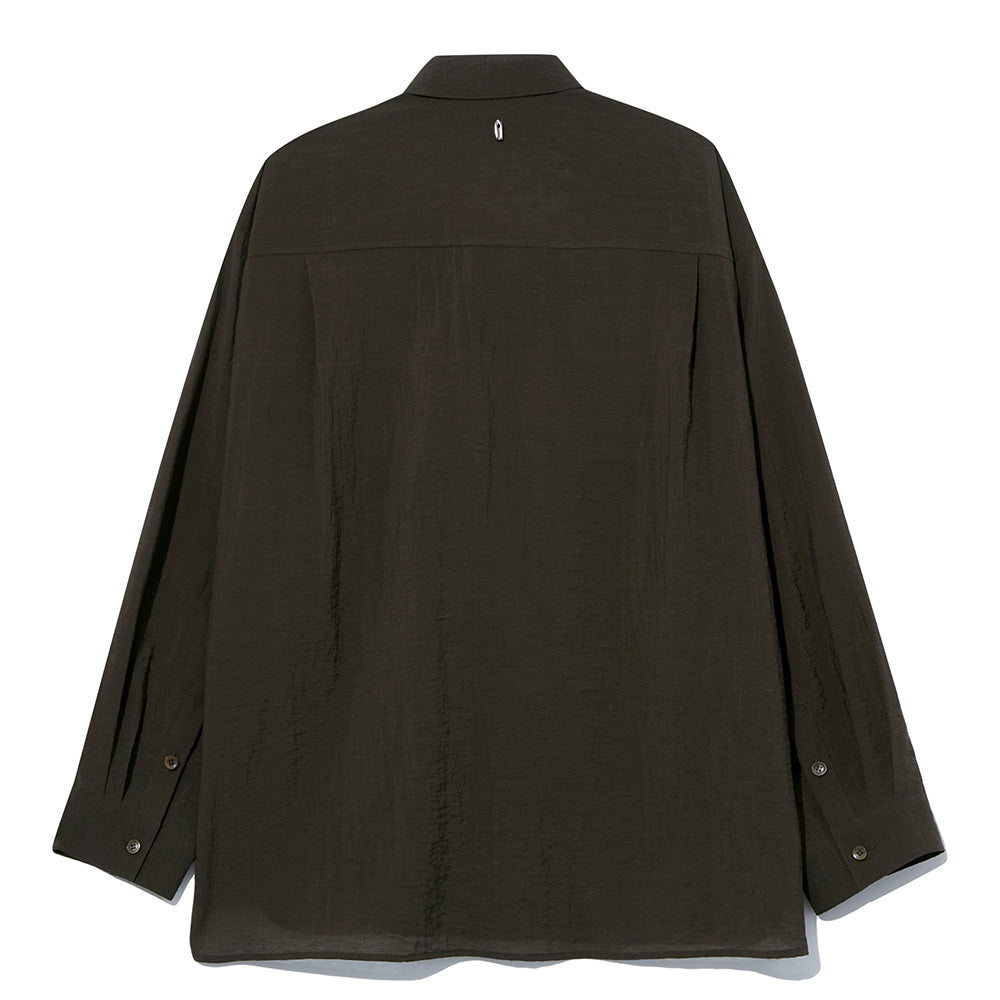 Le 17 septembre - Chemise Cargo Oversize - Marron
