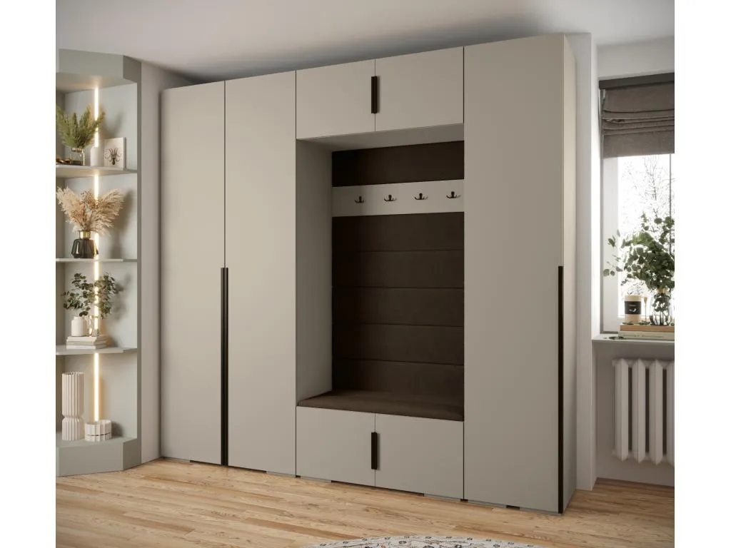 Lluesmamuebles 4 armario con puertas batientes 236.7/250/47