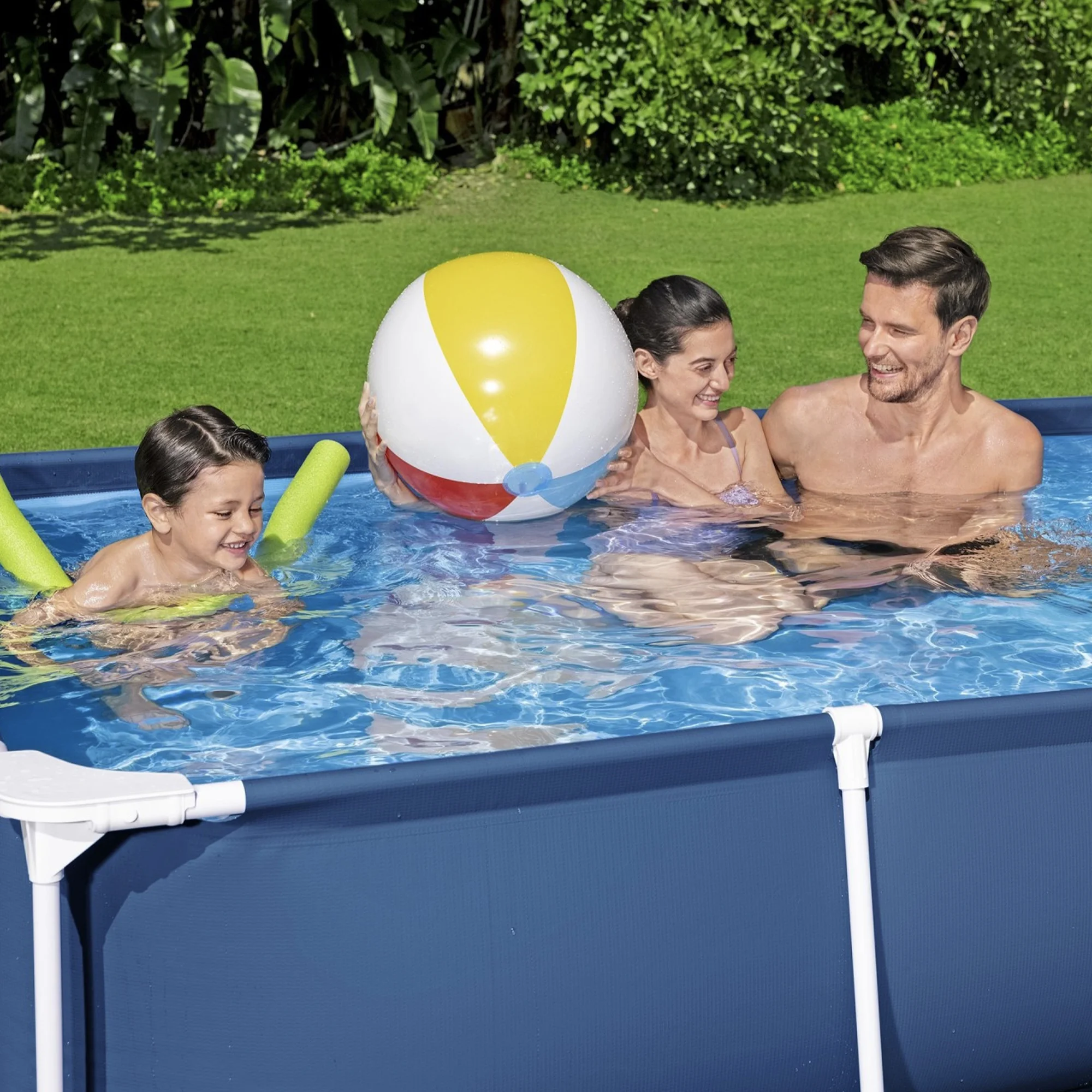 Open Box Bestway Steel Pro 8.5'x67"x24" Rectangular Above Ground Swimming Pool - Image 10