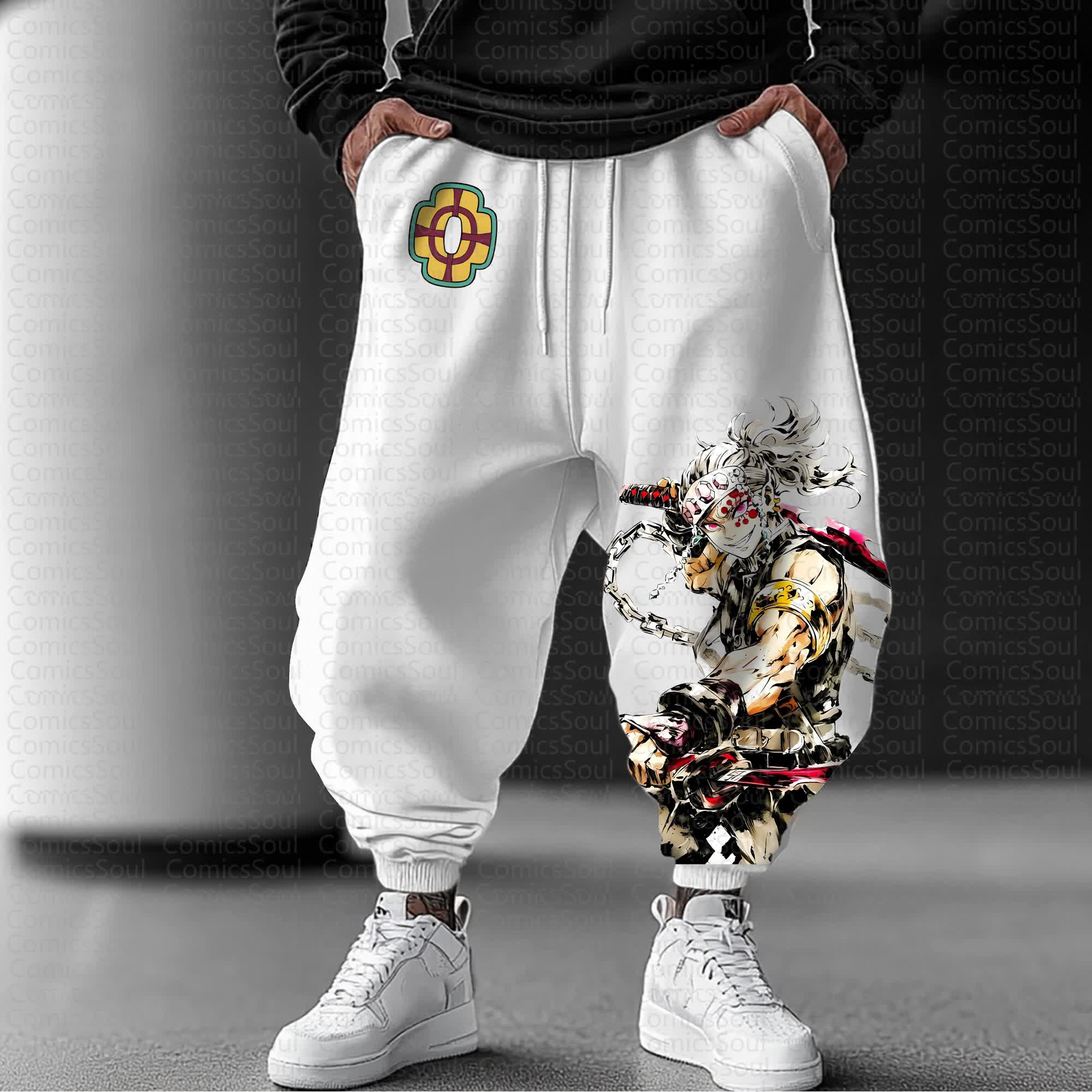 Unisex Anime Inspired Vintage Pants丨Comicssoul