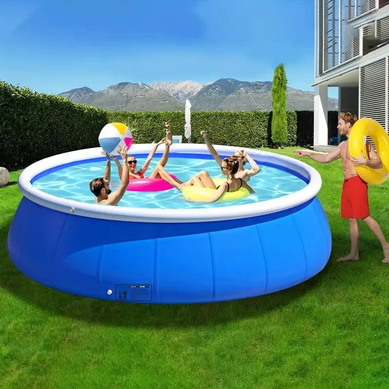 Inflatable swimming pool 244*63 butterfly inflatable coil mesh pool - Image 4