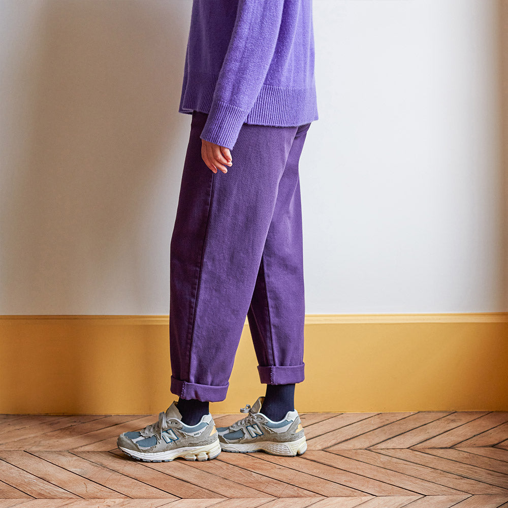 Merci - Pantalon en coton - Améthyste