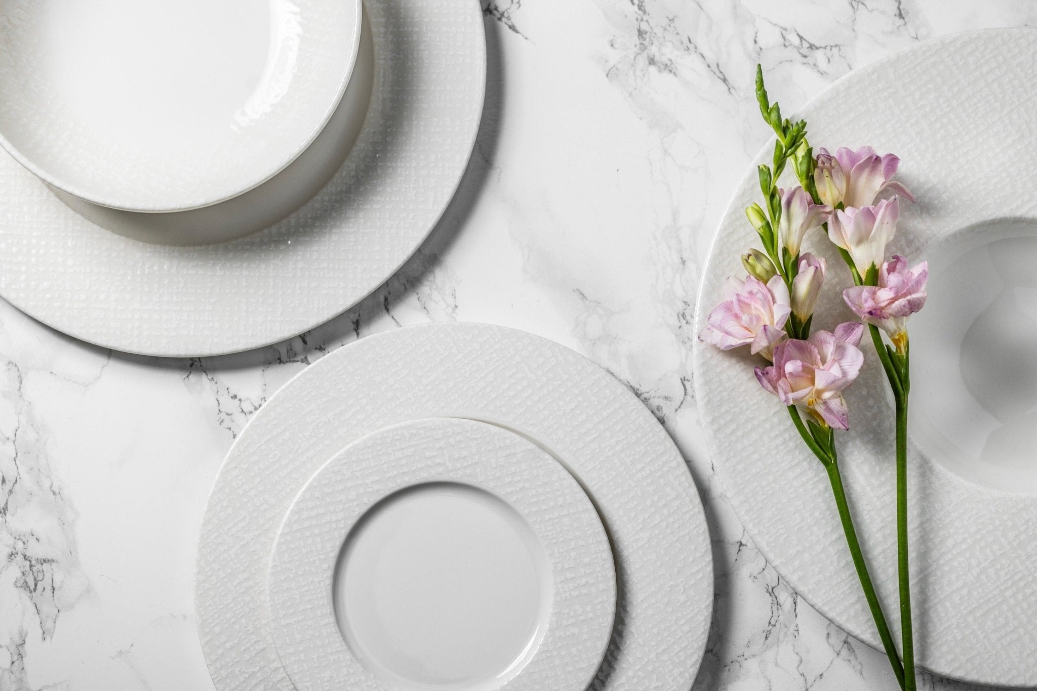 Bonna Gebaksbord - Patch Neat - Porselein - 16 cm - set van 6