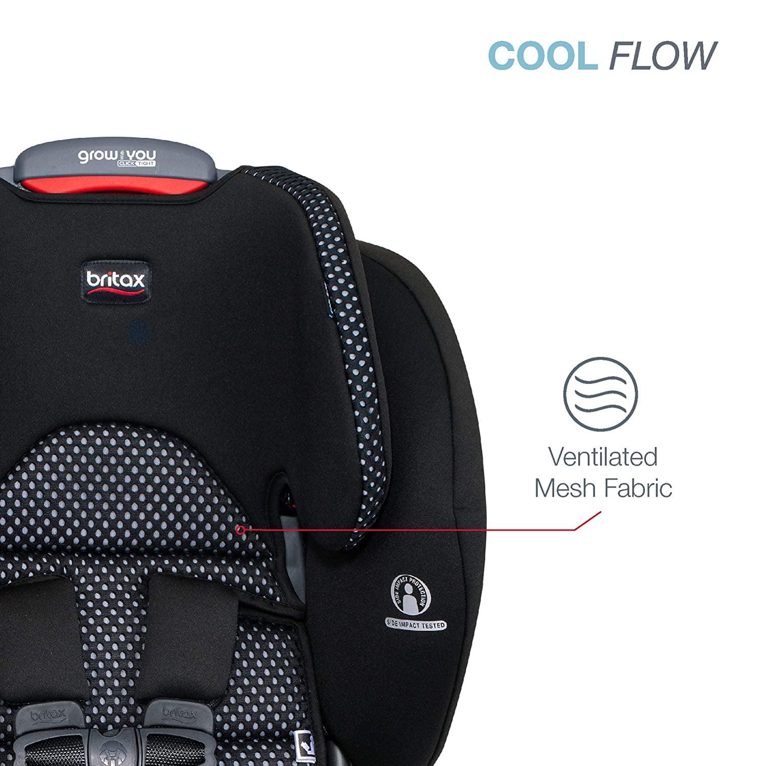 Britax Grow With You ClickTight Harness-2-Booster Car Seat. 2-in-1 High Back Booster. Cool Flow Grey - Image 6