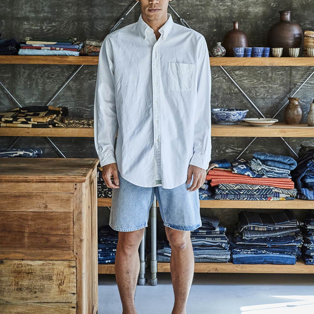 OrSlow - Chemise Oxford - Blanc