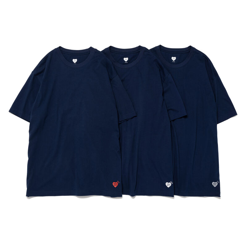 HUMAN MADE 3-PACK T-SHIRT SET