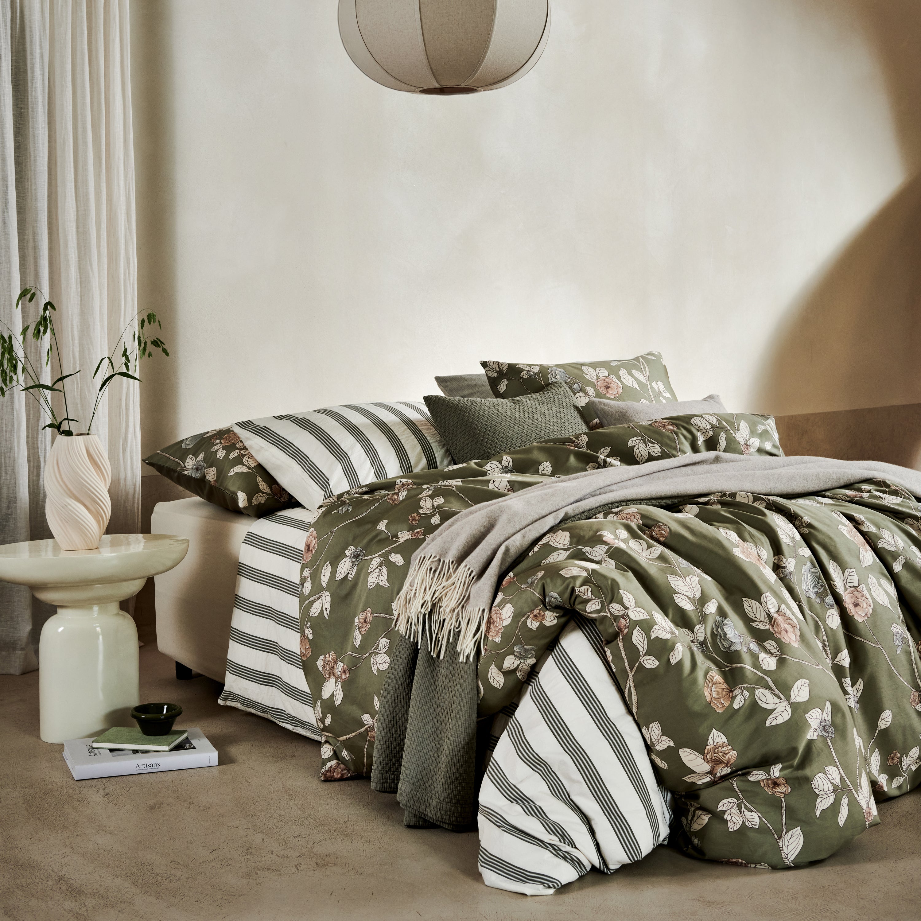 Vandyck Pure 95 Dekbedovertrek 140 x 200/220 cm - Thyme