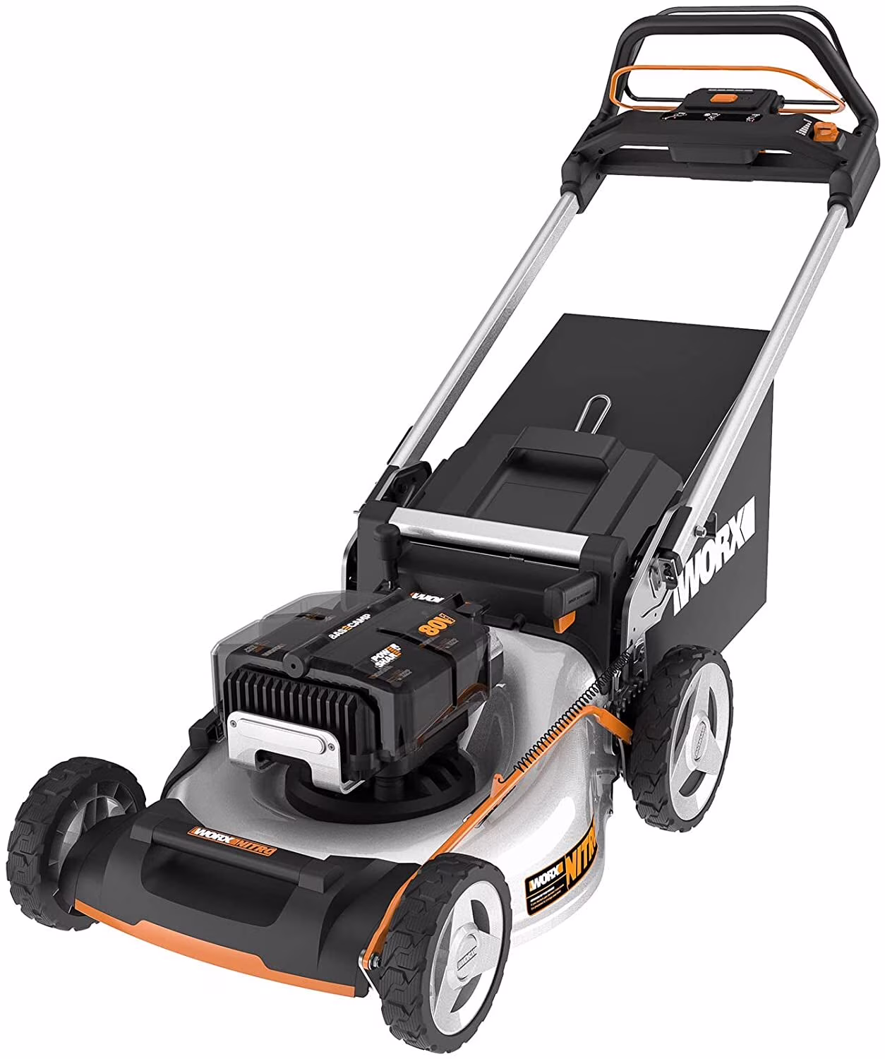 Worx WG761 Nitro 80V 21" Cordless Self - Propelled Lawn Mower with Brushless Motor Rear Wheel Drive