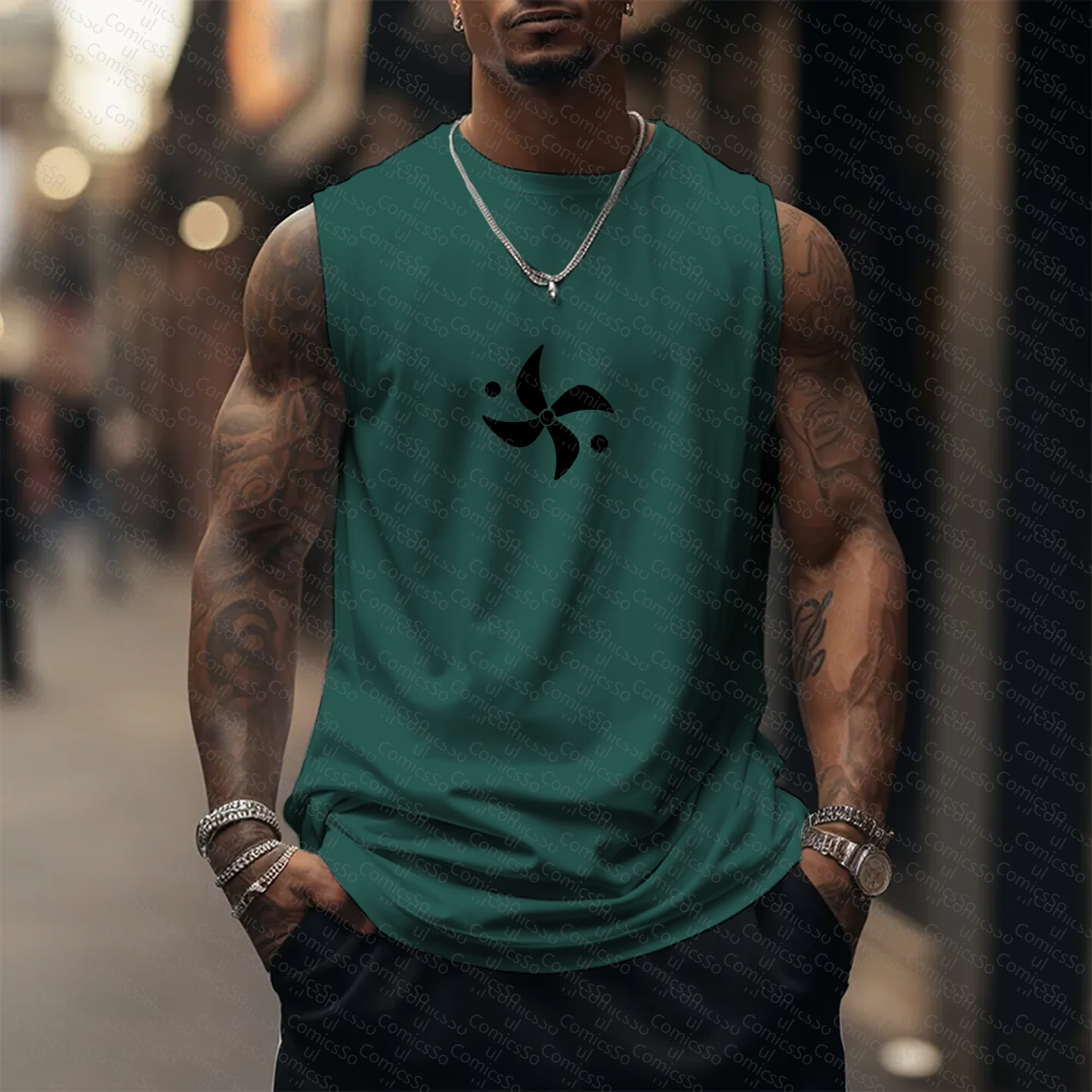 Unisex  “Comicssoul” Casual Anime  Tank Top TeeThreads Sustain the Scene with Custom Apparel