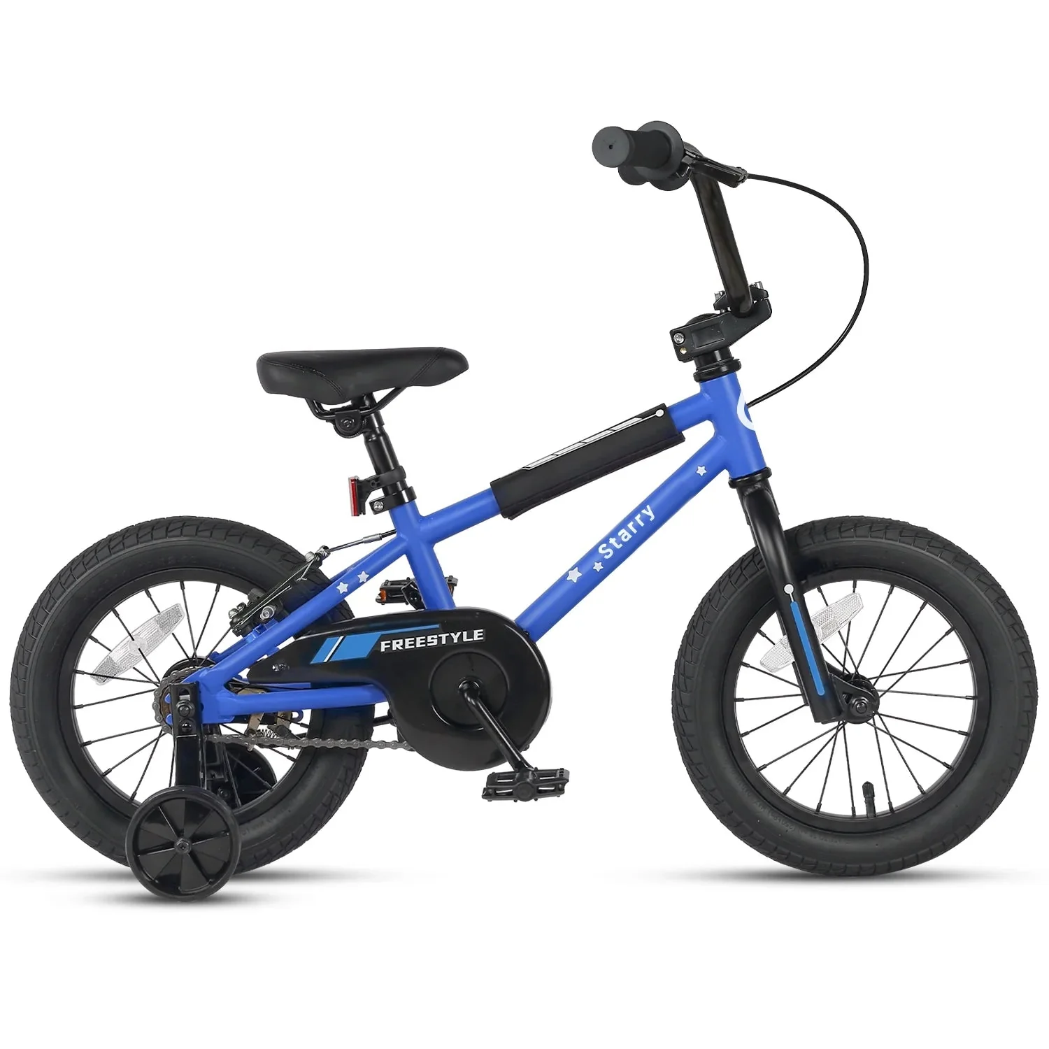 Glerc Kids BMX Style Bicycle 14 Inch Blue With Training Wheels And Coaster Brake - Image 9 Glerc Kids BMX Style Bicycle 14 Inch Blue With Training Wheels And Coaster Brake - Image 9