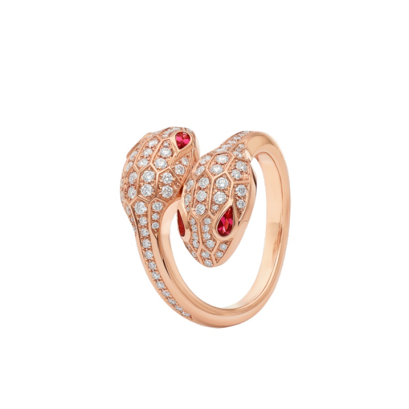 Replicate Serpenti Seduttori gilded snake ring(1:1 replica) - Original Replica Club