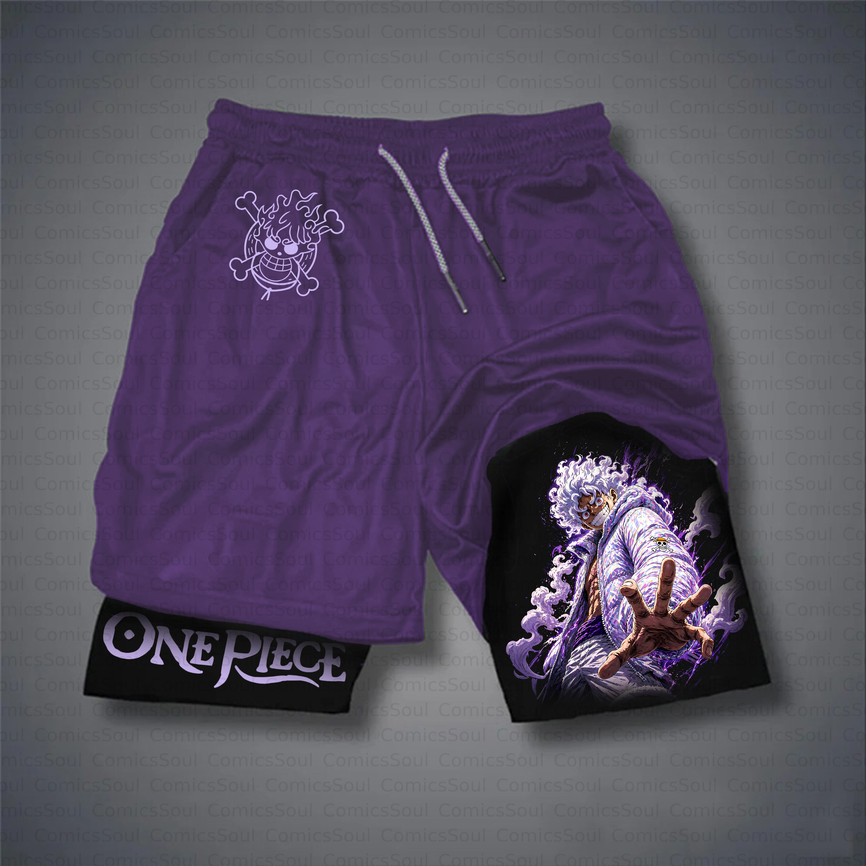 Unisex Casual Anime Style Shorts