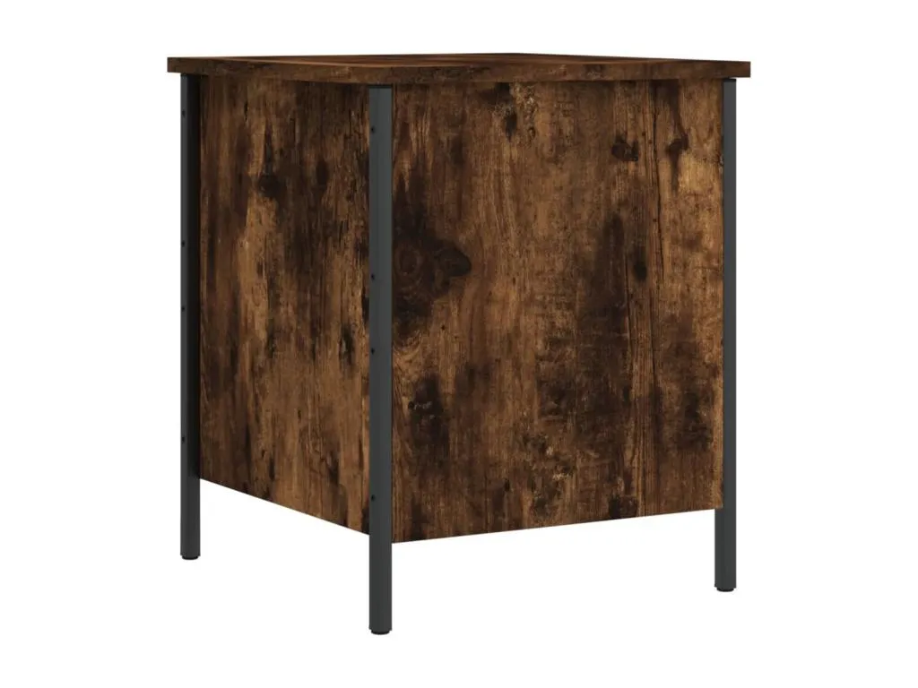 Banco de almacenaje madera contrachapada roble ahumado 40x42,5x50 cm mit3653657