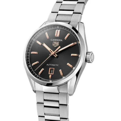 TAG Heuer Carrera Men Automatic Black Stainless Steel Watch WBN2113.BA0639