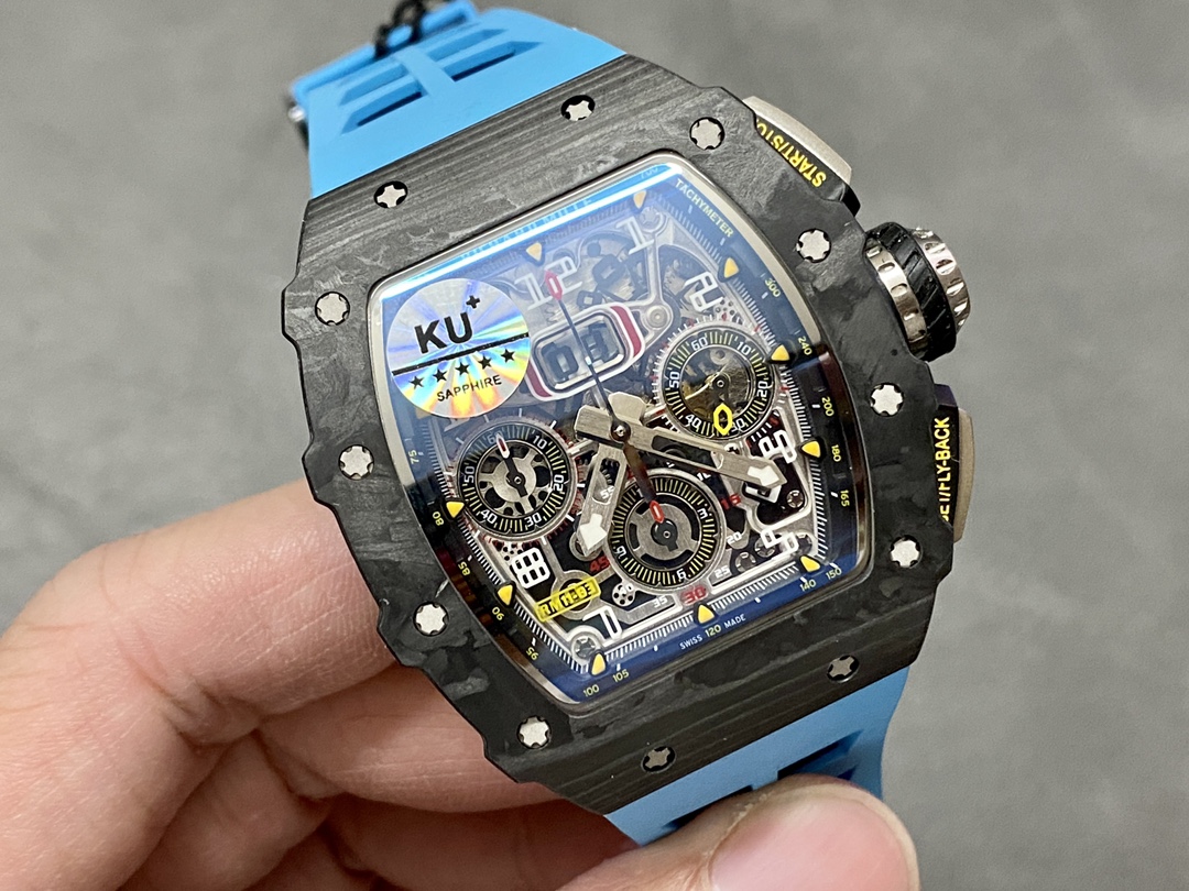 Richard Mille RM 11-03 Automatic Flyback Chronograph Blue Watch
