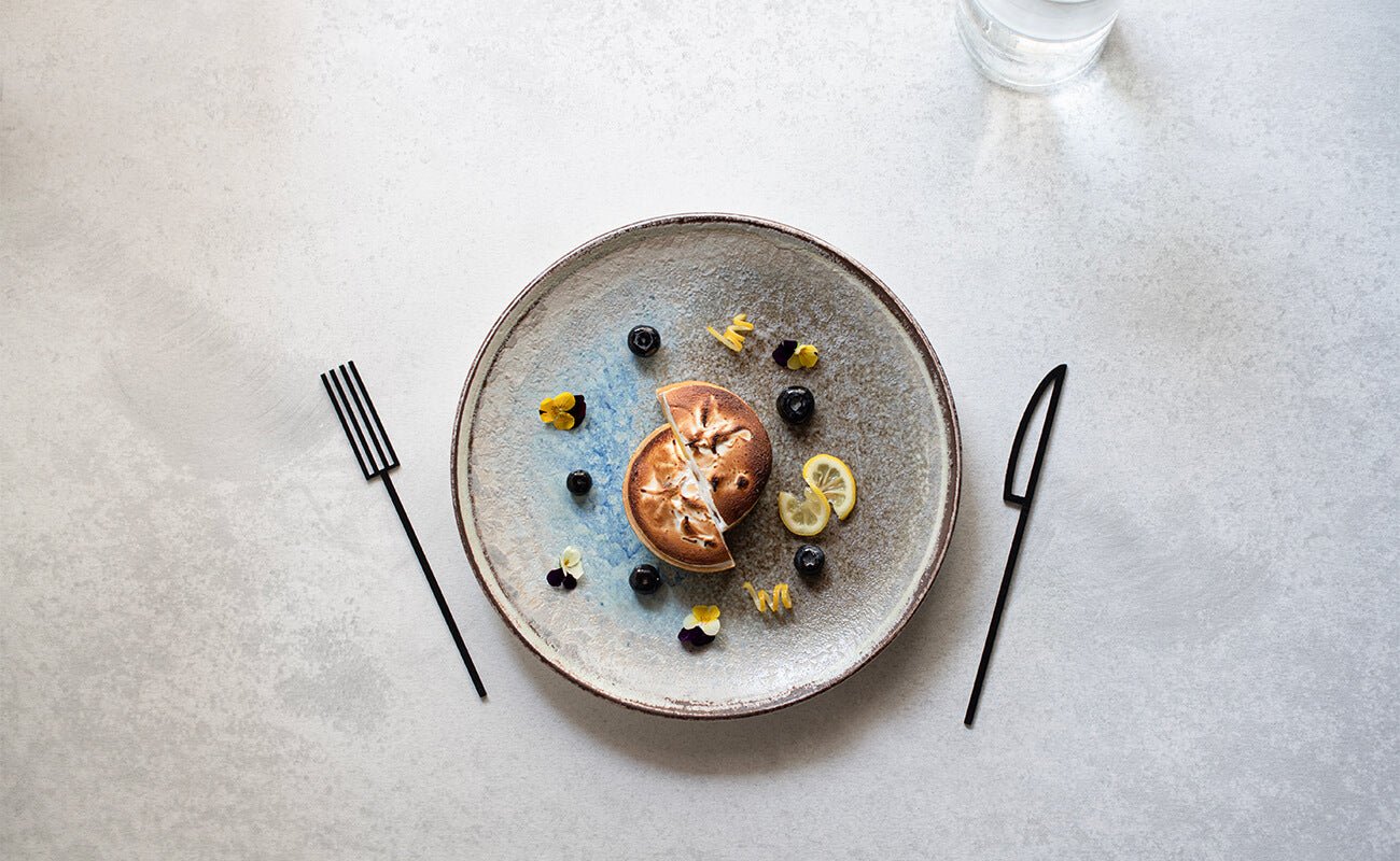 ID Fine Gebaksbord - Delta - Porselein - 21 cm - set van 6