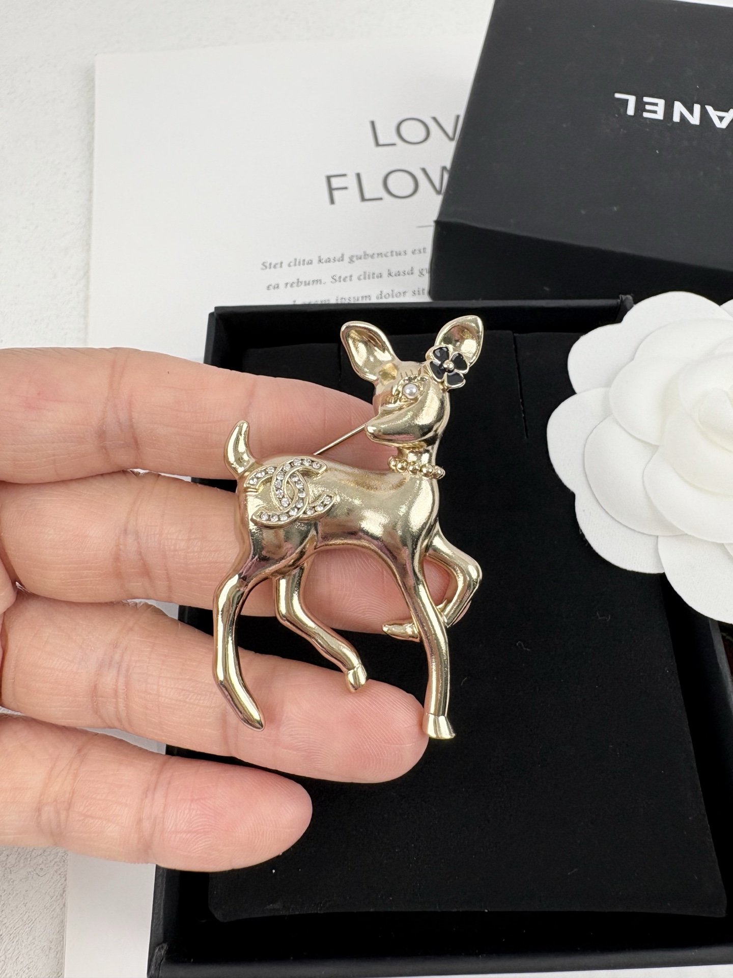 Chanel Reindeer Brooch - Original Replica Club