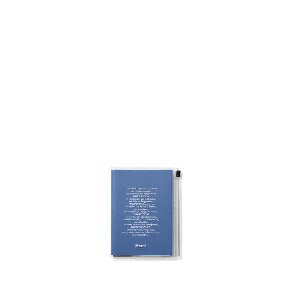Carnet Merci - Bleu Denim