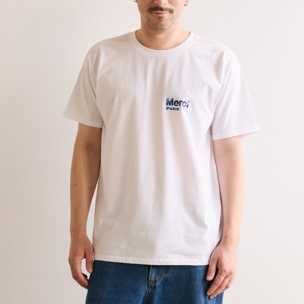 Merci - T-Shirt Computeur - Ecru