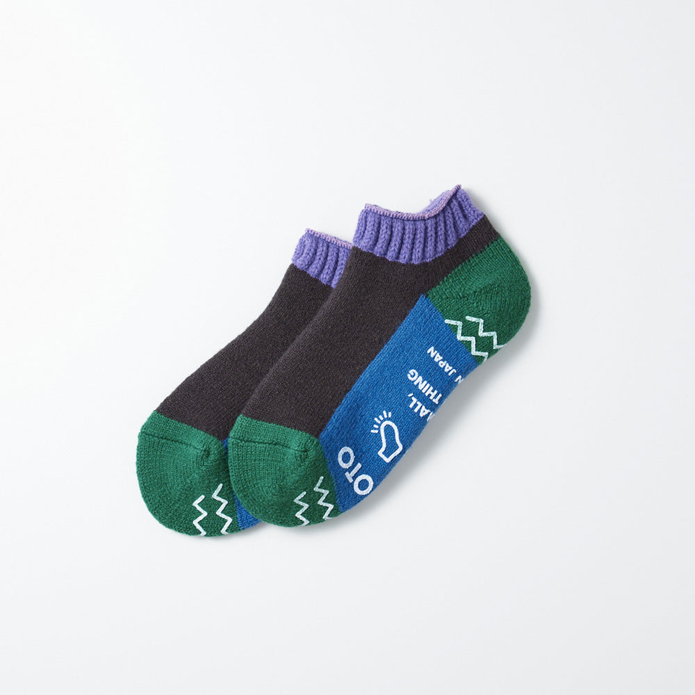 Rototo - Chaussettes Multi - Violet/Charbon