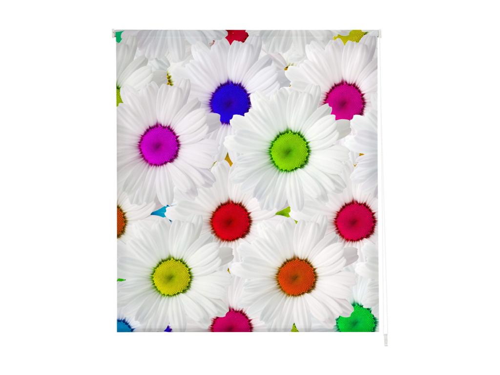Mubdelu | Estores Personalizados FLORES y PLANTAS | 150 x 180 cm (Ancho por Alto) Tamaño de Tela 147 x 175 cm | Modelo F-835 Color Unico