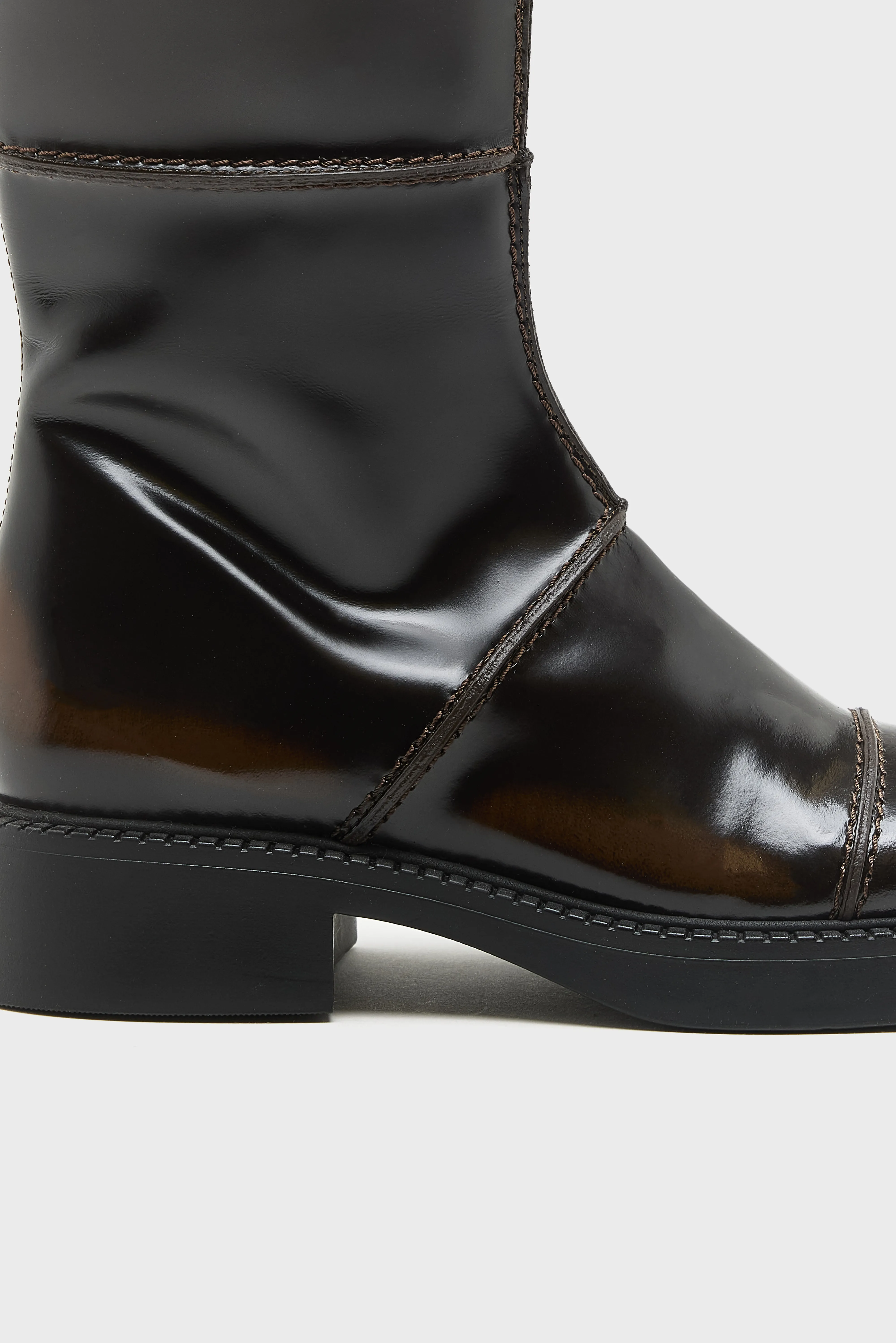 Bellerose Dahlia Dark Brown Ankle Boots  (252 / W / BROWN)