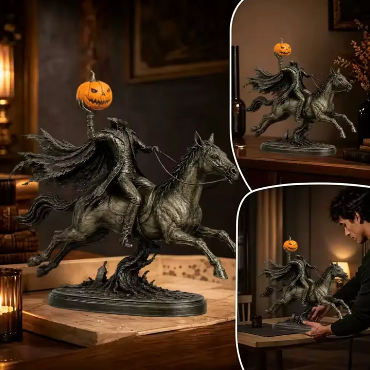 HollowRider™ Headless Horseman Statue - Image 5 HollowRider™ Headless Horseman Statue - Image 5