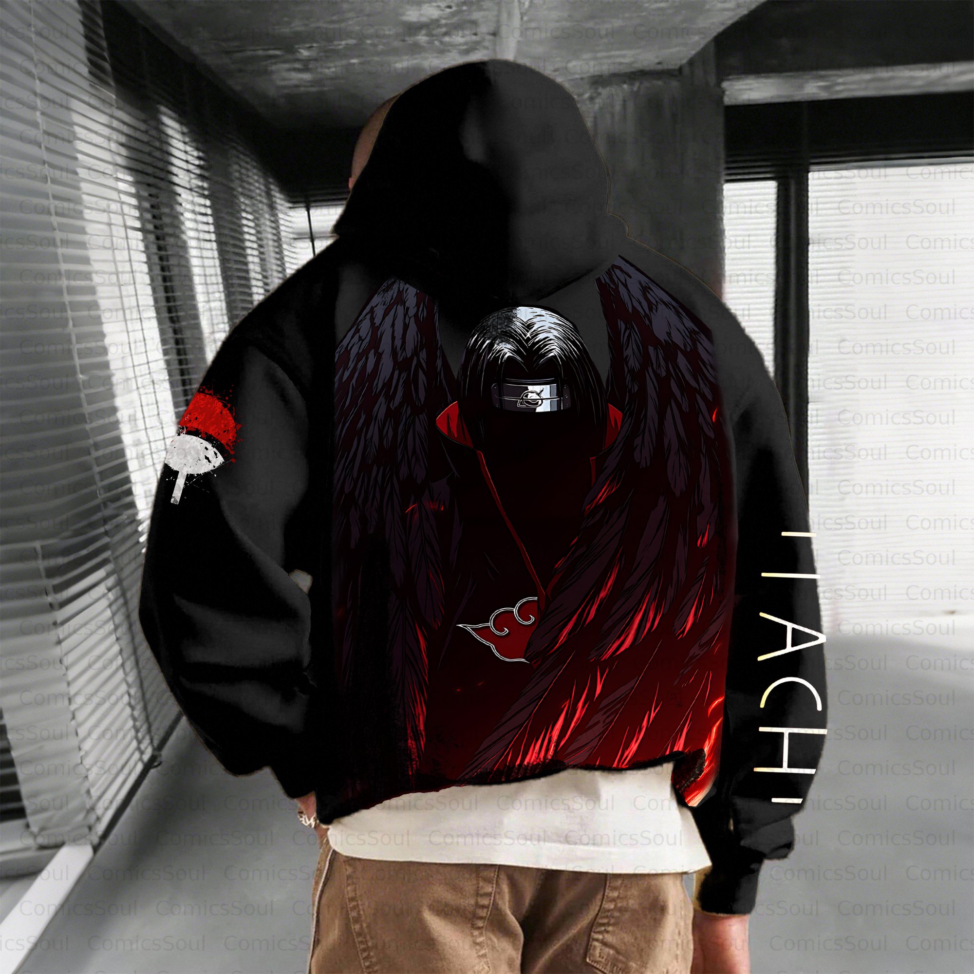 Unisex Anime Inspired Vintage Plush Hoodie