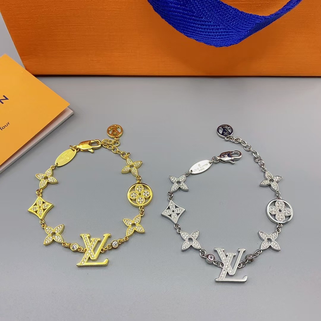 Louis Vuitton LV Letters Bracelet - Original Replica Club