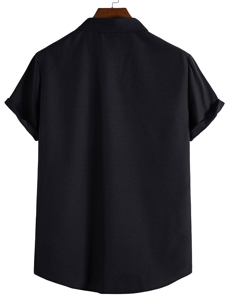 Contrast Striped Panel Shirt