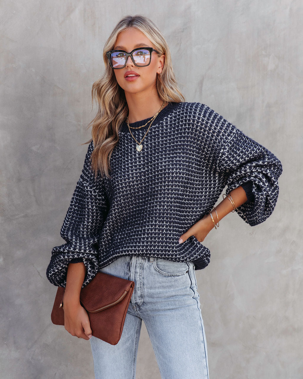 Tabitha Knit Pullover Sweater - Se7enfashion