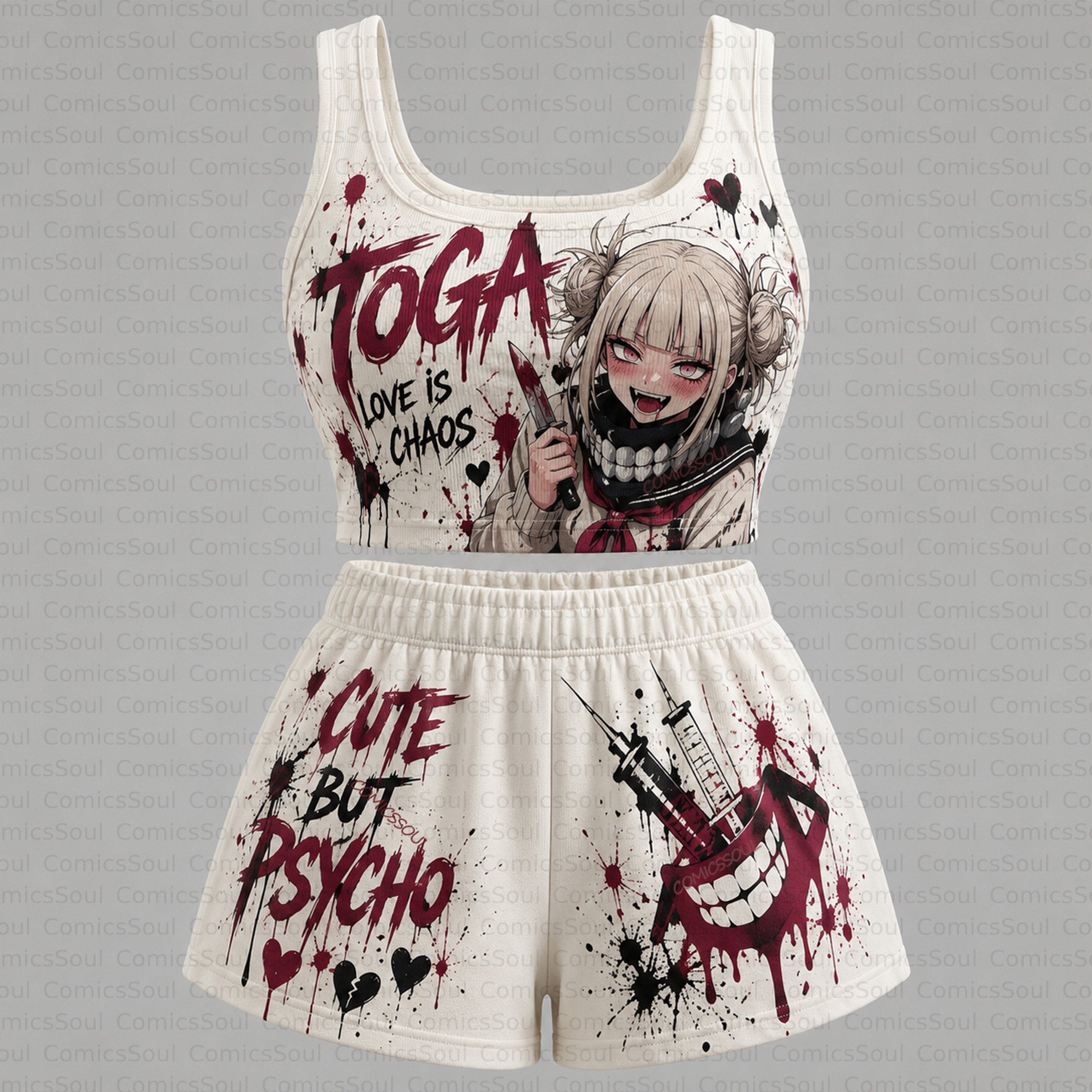 My Hero Academia Vest and shorts Two-Piece Set