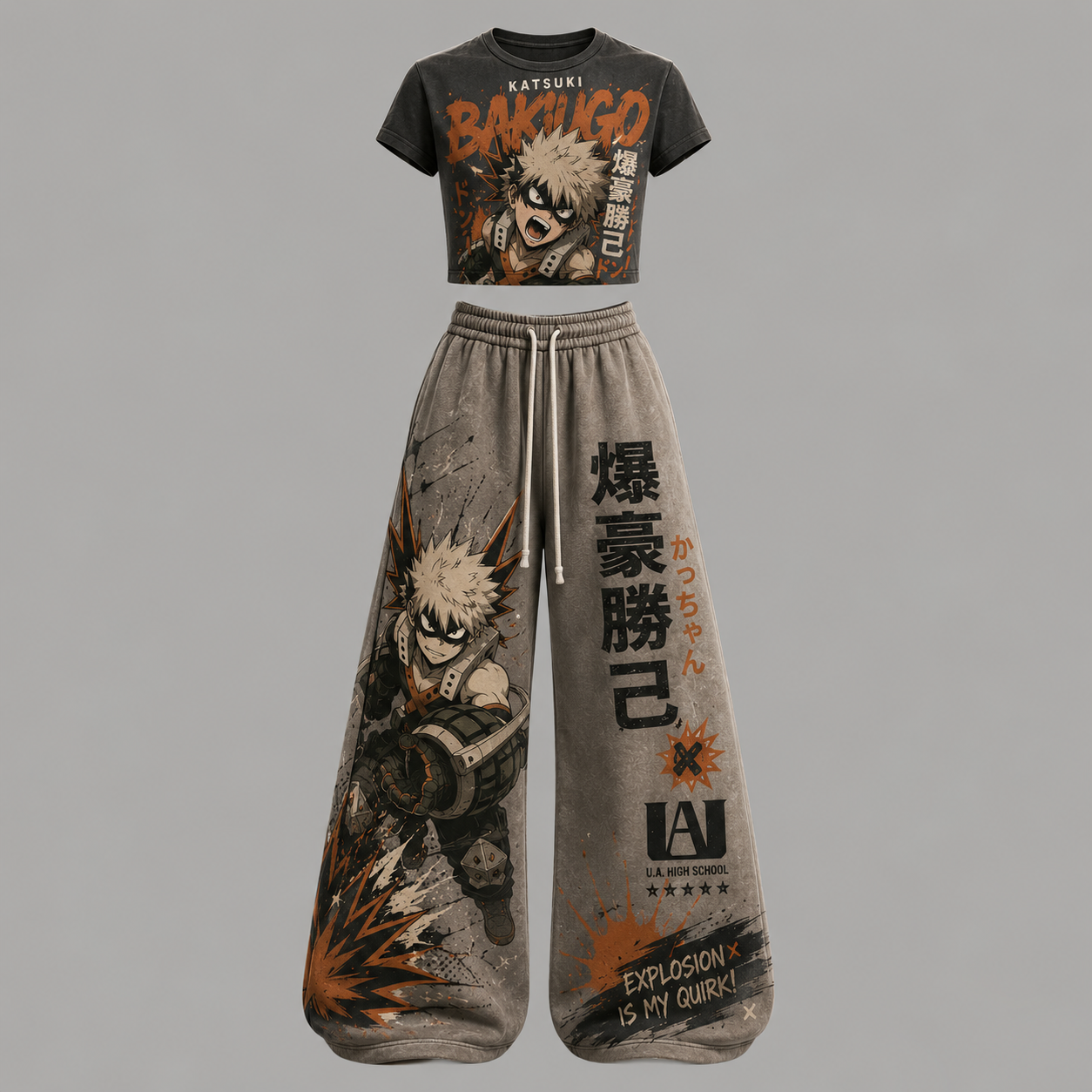 My Hero Academia Top & Elasticated Trousers Two-Piece Set