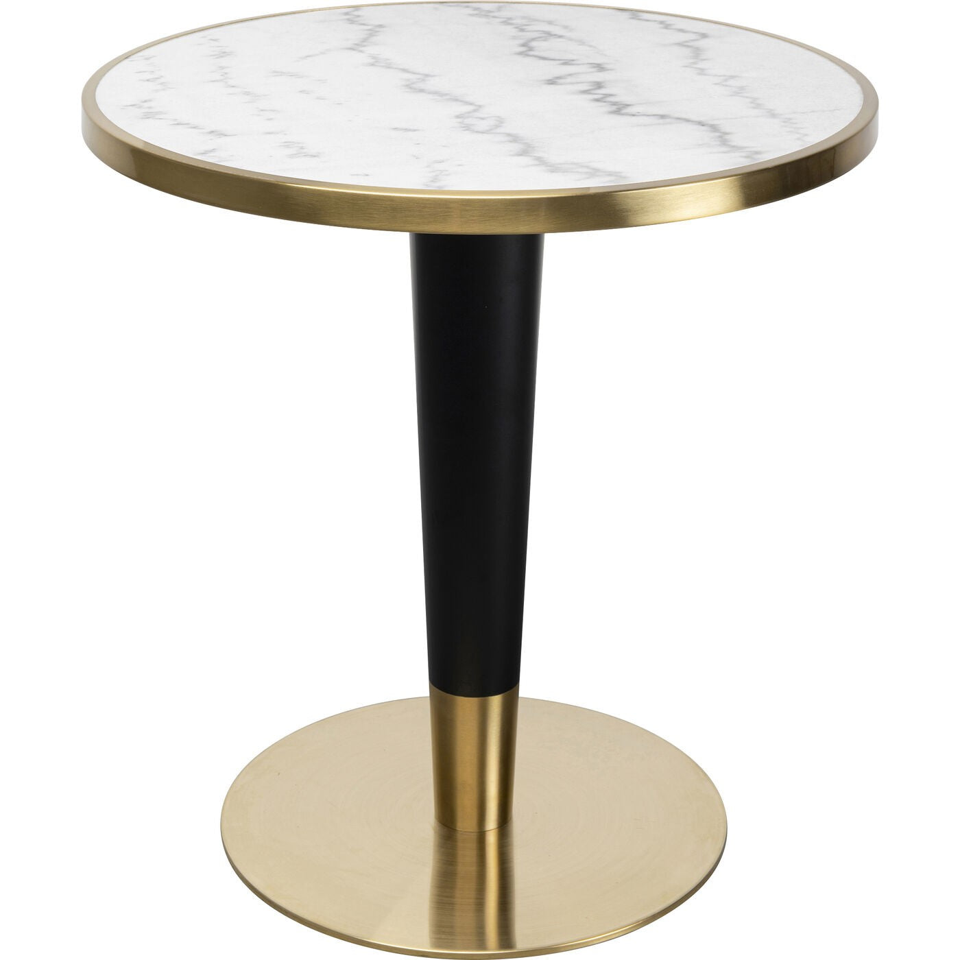 Eettafel Bistrot Amalia Ø70cm wit marmer Kare Design
