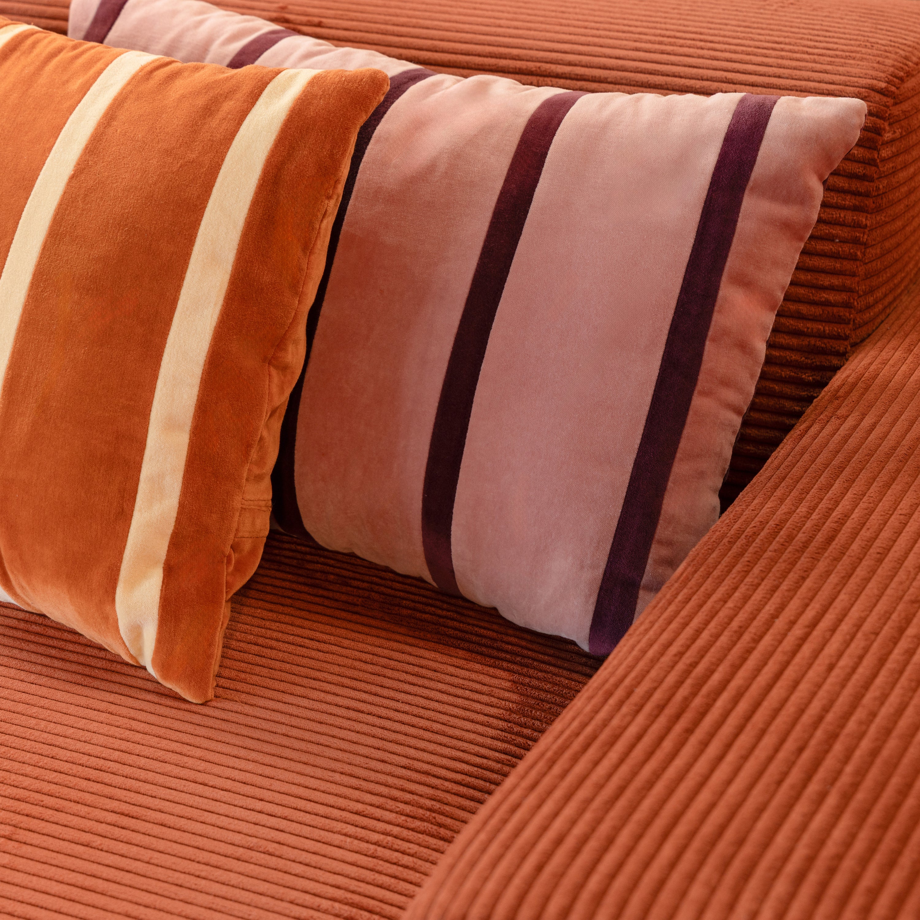 Blokker Stria Sierkussen 40 x 60 cm - Aubergine