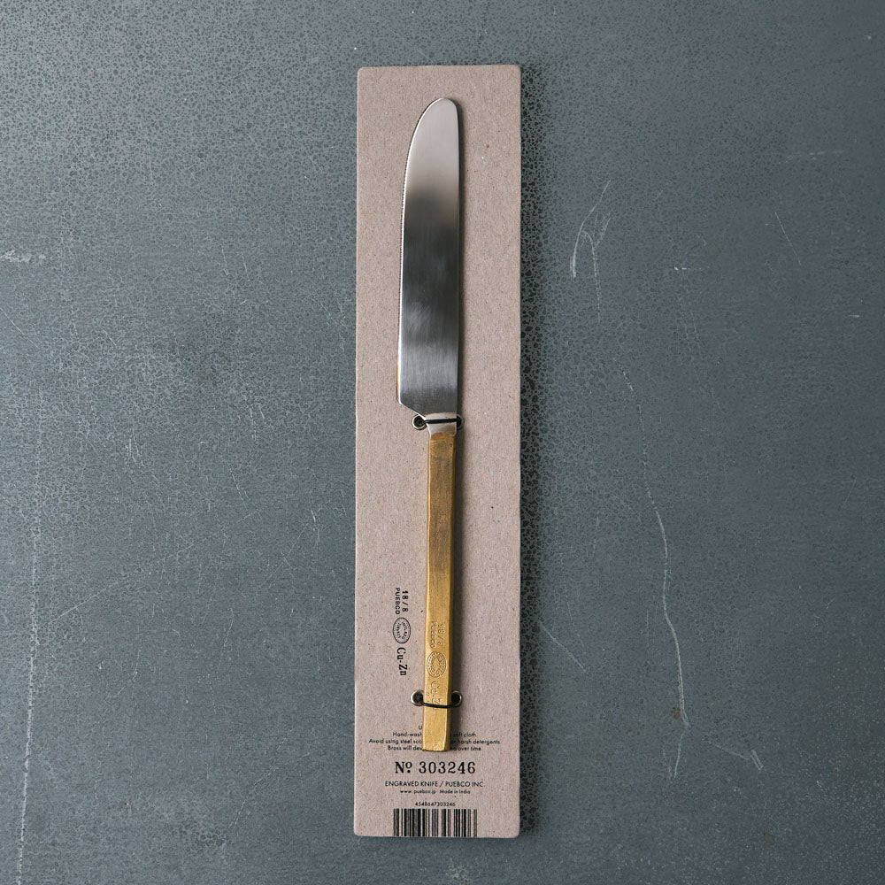 Couteau gravé - Puebco