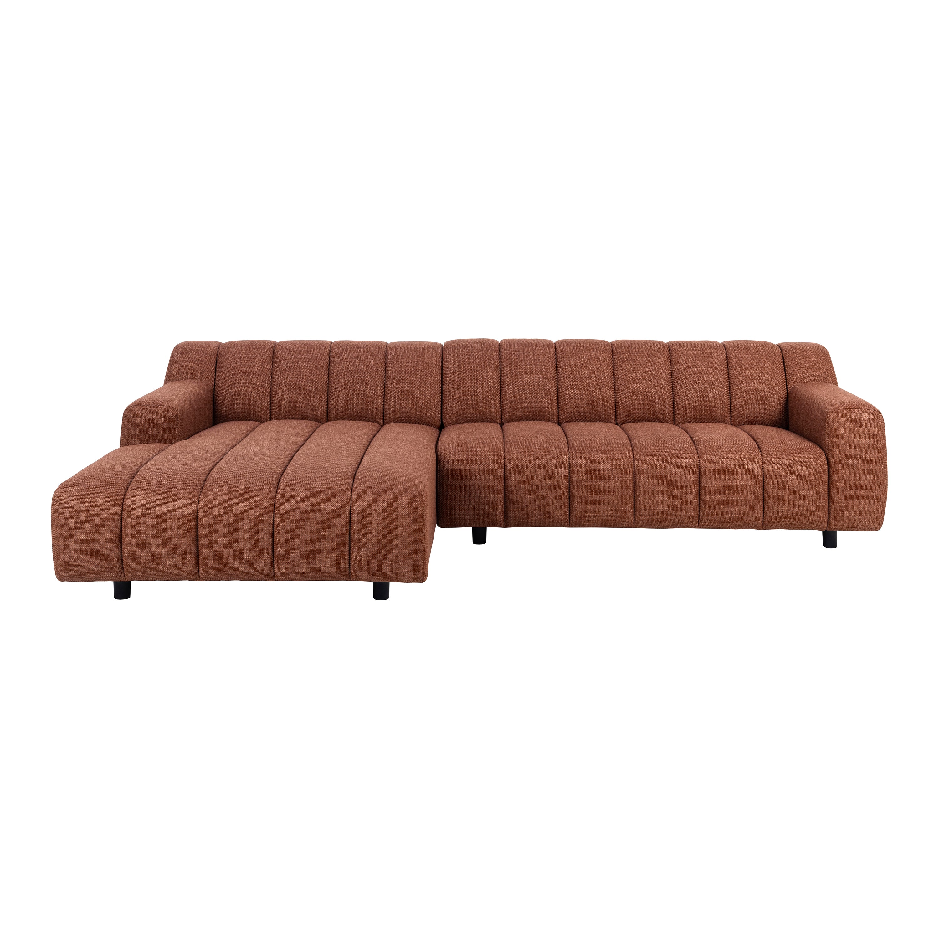 Blokker Cloud Hoekbank met Chaise Longue Links - Terra