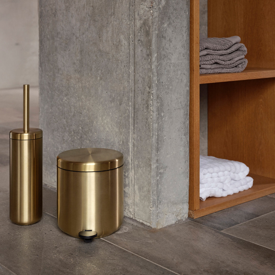 Zone Denmark Ume Toiletborstel - Messing