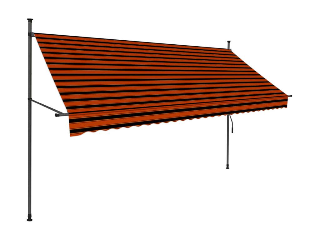 Toldo retráctil con LED 300 Naranja etarron