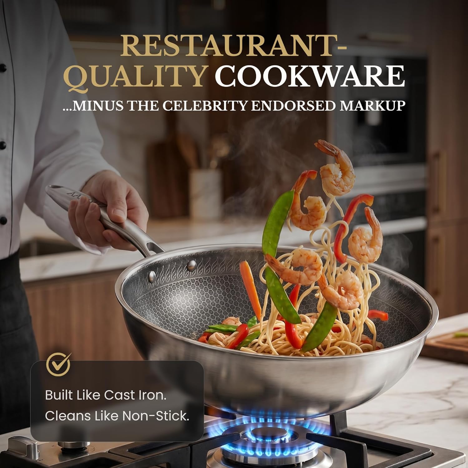 Woks & Stir-Fry Pans Nonstick 11