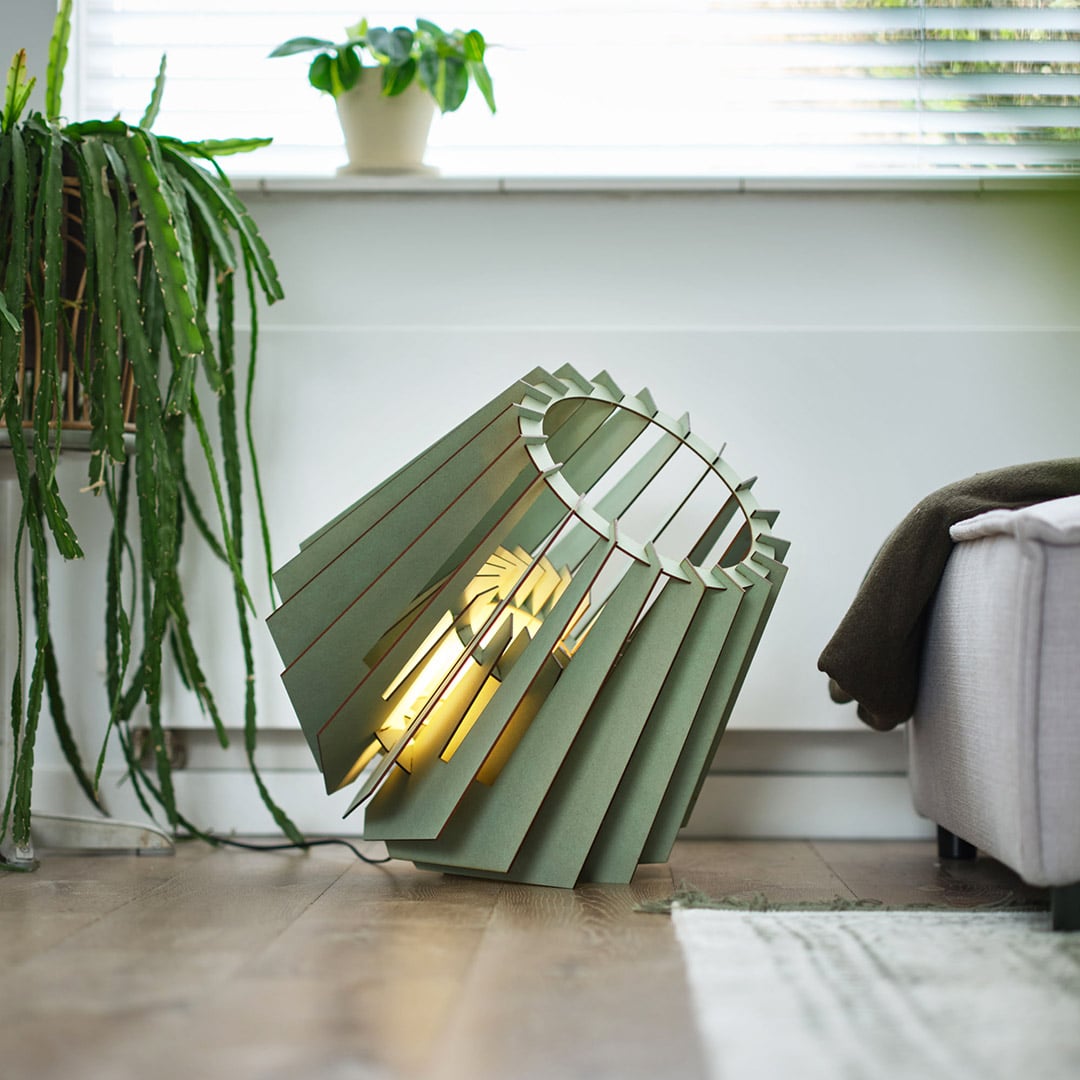 Van Tjalle en Jasper Spot-nik XL vloerlamp - Dirty Mint