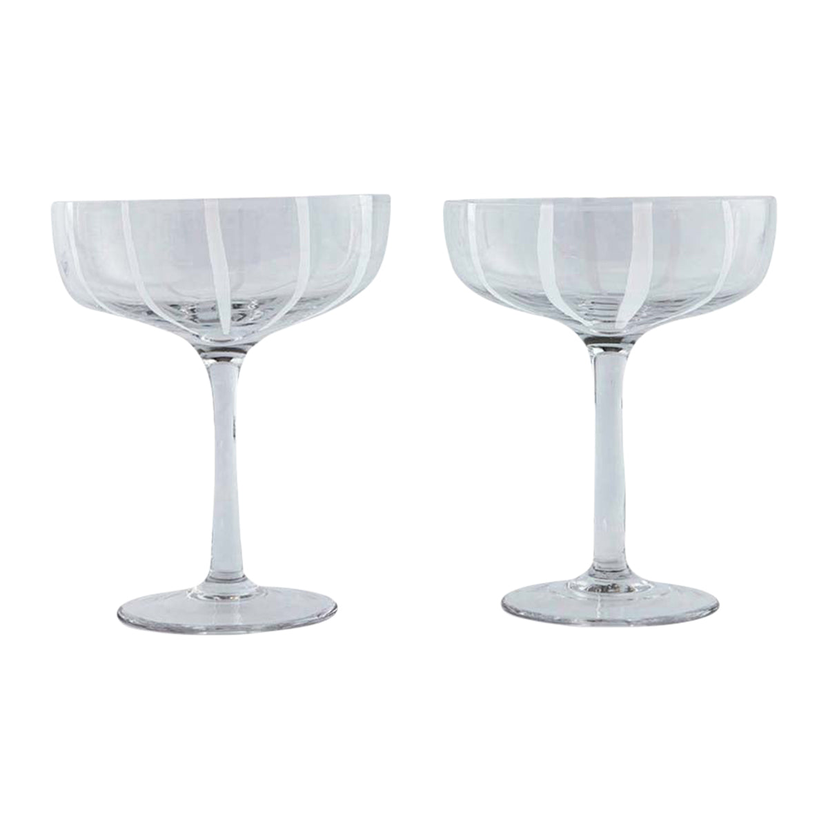 OYOY Living Mizu Champagneglazen 2 st. - Transparant