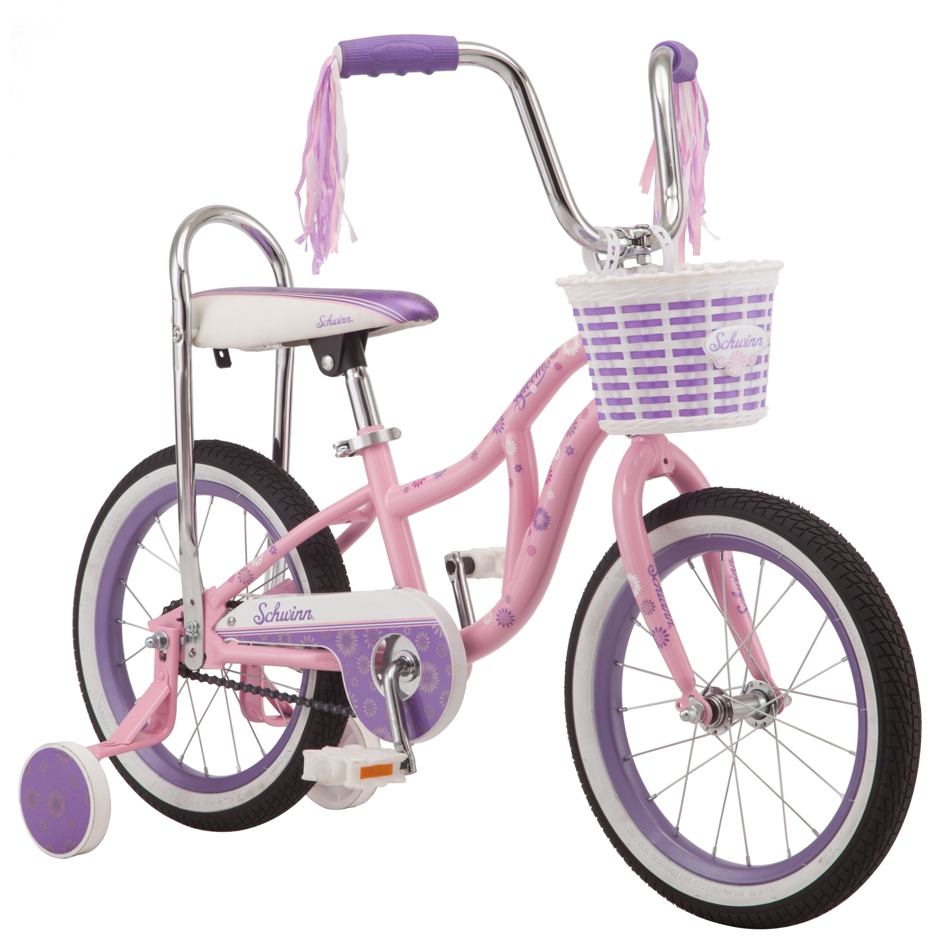 16 Bloom Kid's Bike with Training Wheels. Pink