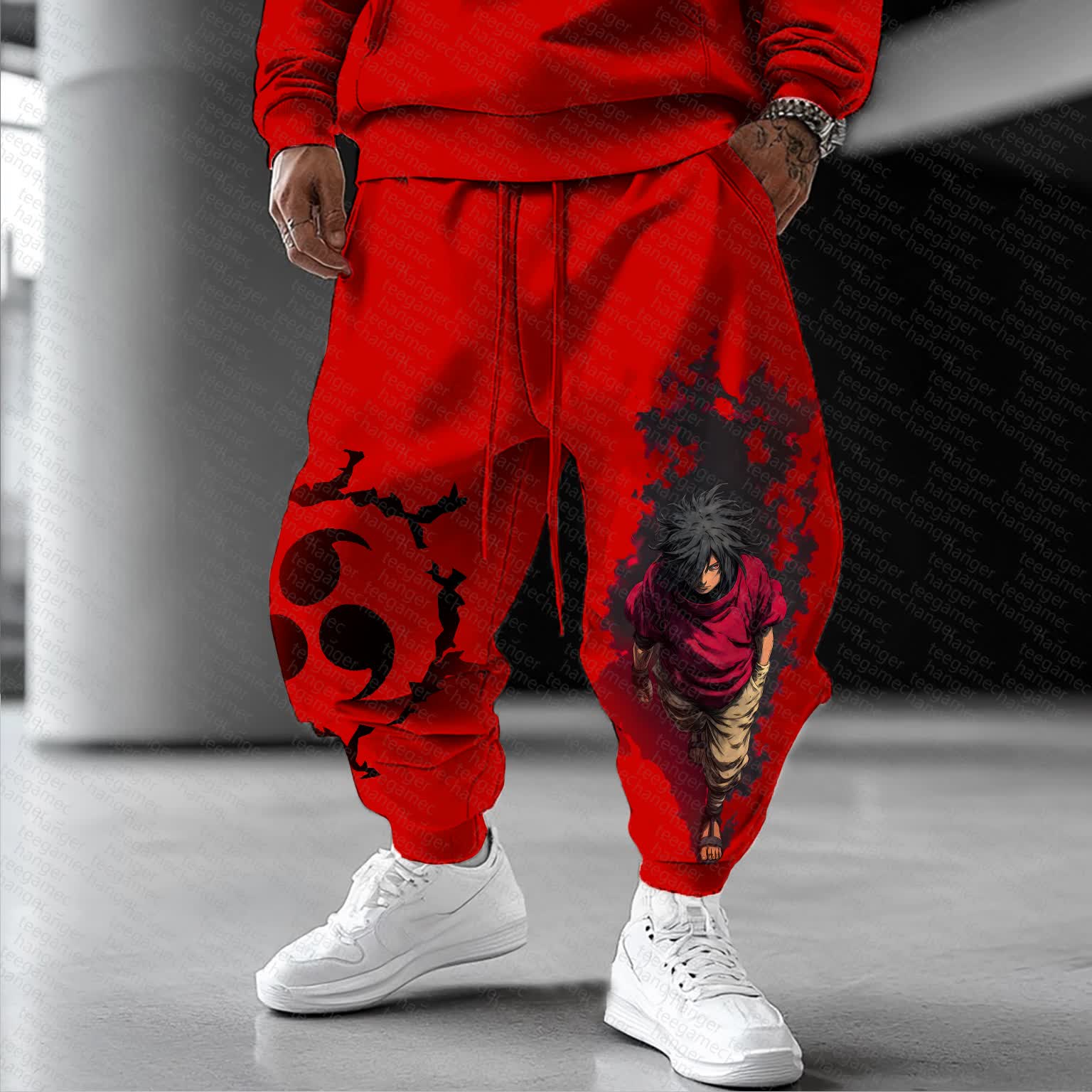 Unisex   Casual Anime Streetwear Pants
